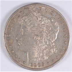 1886-S Morgan Silver Dollar, AU-55, Original, SEMI-KEY