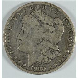 1900-O/CC MORGAN SILVER DOLLAR, FINE