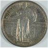 Image 1 : 1917 TYPE-1 STANDING LIBERTY QUARTER, AU-50 NICE!!