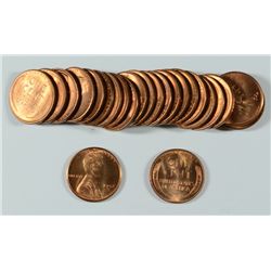 LOT OF ( 26 ) 1952-S LINCOLN CENTS GEM BU!   NICE!