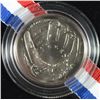 Image 1 : 2014 U.S. MINT BASEBALL HALL OF FAME UNCIRCULATED HALF DOLLAR, ORIG. PACKAGING