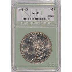 1883-O MORGAN DOLLAR NTC MS-63