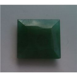 Natural African Emerald Beryl 43.85 Ct Square Cut Stone
