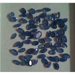 Natural African Tanzanite Loose 68.30 Ctw Oval Cut Stones