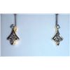 Image 1 : 2.83g Earring Made of 14Kt Gold ,0.24 Ct Diamond
