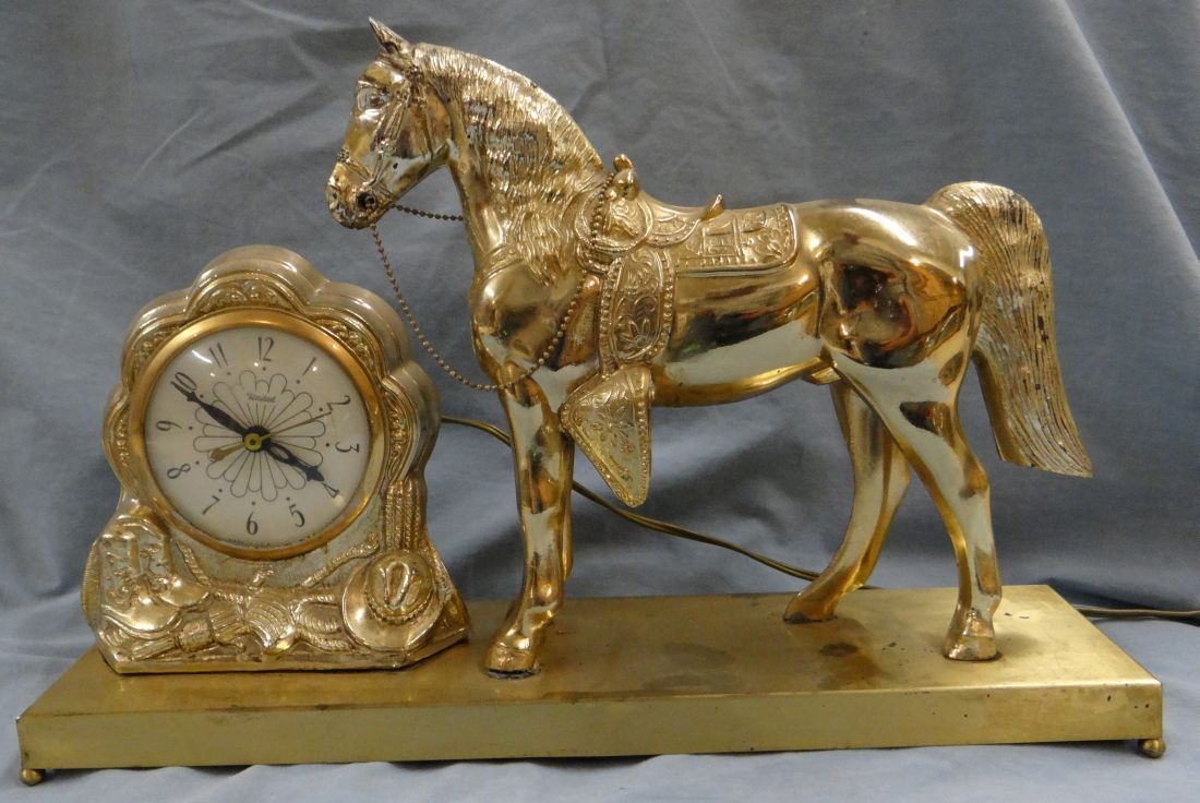 Horse clock, electric and working