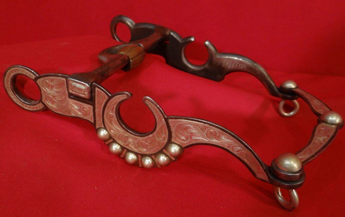 2 bits; GARCIA spade bit, contemporary, silver mtd; A.TIETJEN Reno Nev