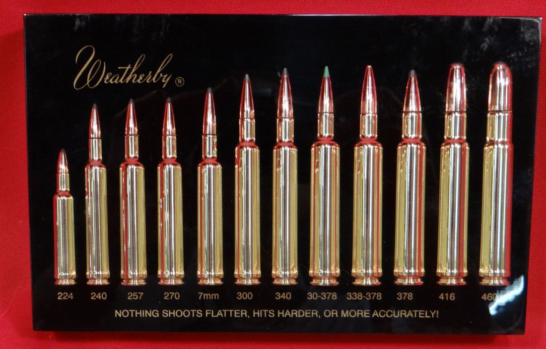 Weatherby 30378 Ballistics Chart