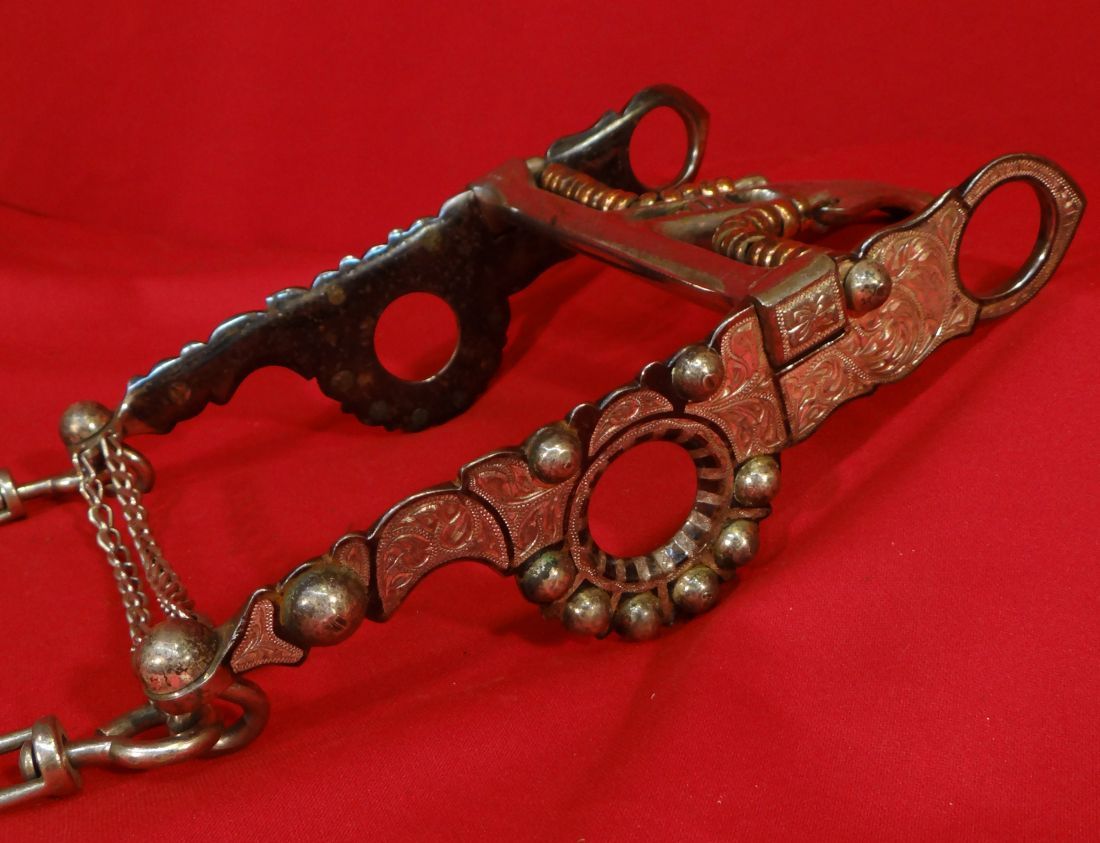 2 bits; GARCIA spade bit, silver mtd; Iron long shank bit, silver mtd