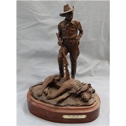 Cody Houston bronze, The 405 Did It, 3/40, 1988, 9" h x 7" w