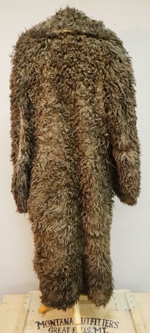 Buffalo robe coat, very good