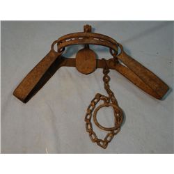 Triumph 415X bear trap, pan mostly readable, lugs intact
