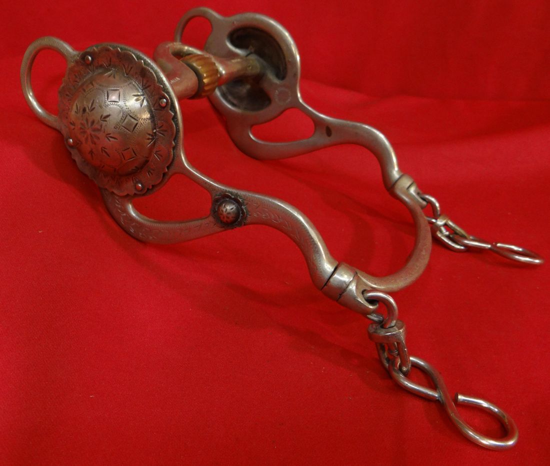 Visalia humane bit, engraved