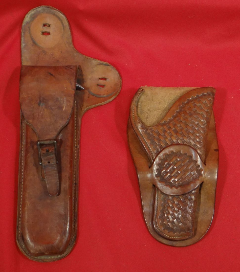 Ario marked holster, c. 1920's & fencing plier saddle case w/ pliers
