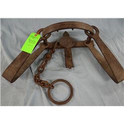 S. Newhouse #5 trap w/teeth, pat. Date Sept. 1912, complete