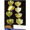 Image 2 : NAVY PIN - 3 STRIPS WITH MAPLE LEAF - 2 PER LOT