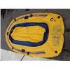 Image 2 : SEA HAWK 340 INFLATABLE BOAT - YELLOW - 4 SEPERATE AIR CHAMBERS FOR SAFETEY