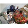 Image 1 : HAND CRAFTED SNAIL ON STAND AND LIDDED CONTAINER
