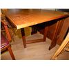 Image 3 : DOUBLE SIDED DROP LEAF TABLE - GATE LEG