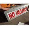 Image 1 : LIGHTED SIGN - "NO VACANCY" SIGN - CAN BE SWITCHED FOR YOURS