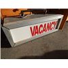 Image 2 : LIGHTED SIGN - "NO VACANCY" SIGN - CAN BE SWITCHED FOR YOURS