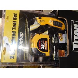 NEW  2 PC LIGHT TOOL SET