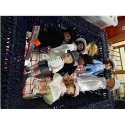 TRAY OF MINI DOLLS - NO TRAY