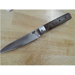 NEW MAGNUM FOLDING KNIFE WITH WOOD HANDLE - RETAIL APPOX. $60