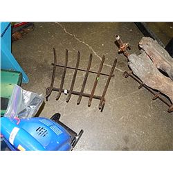 WOOD LOG HOLDER FOR PIT OR FIRE PLACE