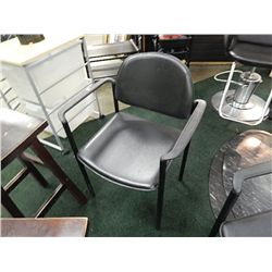 CLIENT CHAIR - BLACK - LIKE NEW