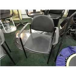 CLIENT CHAIR - BLACK - LIKE NEW
