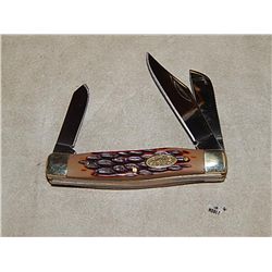 KNIFE - FOLDING - OLD HENRY  - WITH WARRANTY PAPERS