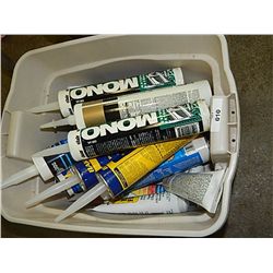 BIN OF CAULKING ETC