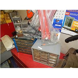 BOLT BINS (3) AND CONTENTS