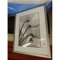 FRAMED PRINT - FLOWERS - RETAIL $139.00
