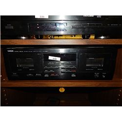 YAMAHA DUAL CASSETTE PLAYER