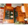 Image 1 : PINE 2 PC KITCHEN CABINET