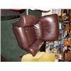 Image 1 : LAZYBOY TIGHT TO WALL RECLINER - LEATHER - BROWN