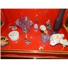 Image 2 : LOT OF ASSORTED ART GLASS, MINITURES AND MORE