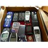 Image 2 : TRAY OF ASSORTED CELL PHONES - INCLUDES BOX OF CORDS, BATTERIES ETC