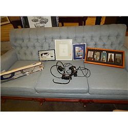 FRENCH PROVINCIAL SOFA - POWDER BLUE