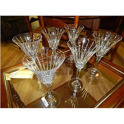 CRYSTAL WINE GLASSES - 6