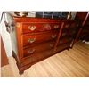 Image 1 : MAHOGANY DRESSER - 8 DRAWER