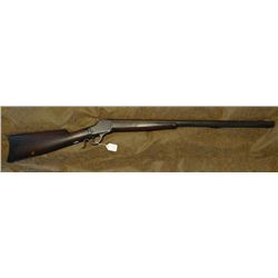 Win. 1885 High Wall, .22 WCF, sn 50619m, 26" oct barrel, fair cond
