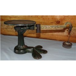 Jones Binghamton platform scale, brass beam,