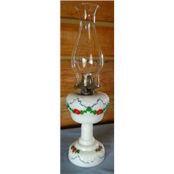 P & A oil lamp, fancy