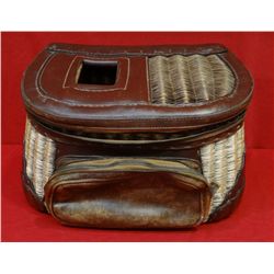 George Lawerence style fishing creel w/ zipper pockets
