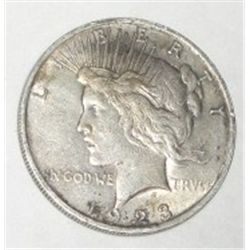 1923 SILVER PEACE DOLLAR *NICE EARLY COIN*!! COIN CAME OUT OF SAFE!!