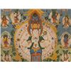 Image 1 : Thangka with 11-Headed Avalokiteshvara, Tibet, 19/20th C.