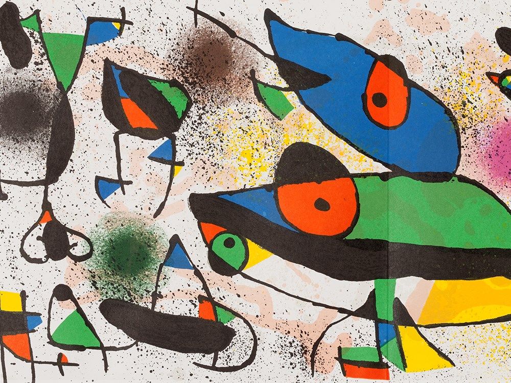 Joan Miró (18931983), Color Lithograph, ‘Sculptures II’, 1974